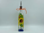 Load image into Gallery viewer, Hand-Painted Olive Oil Bottle – 16 oz Dispenser

