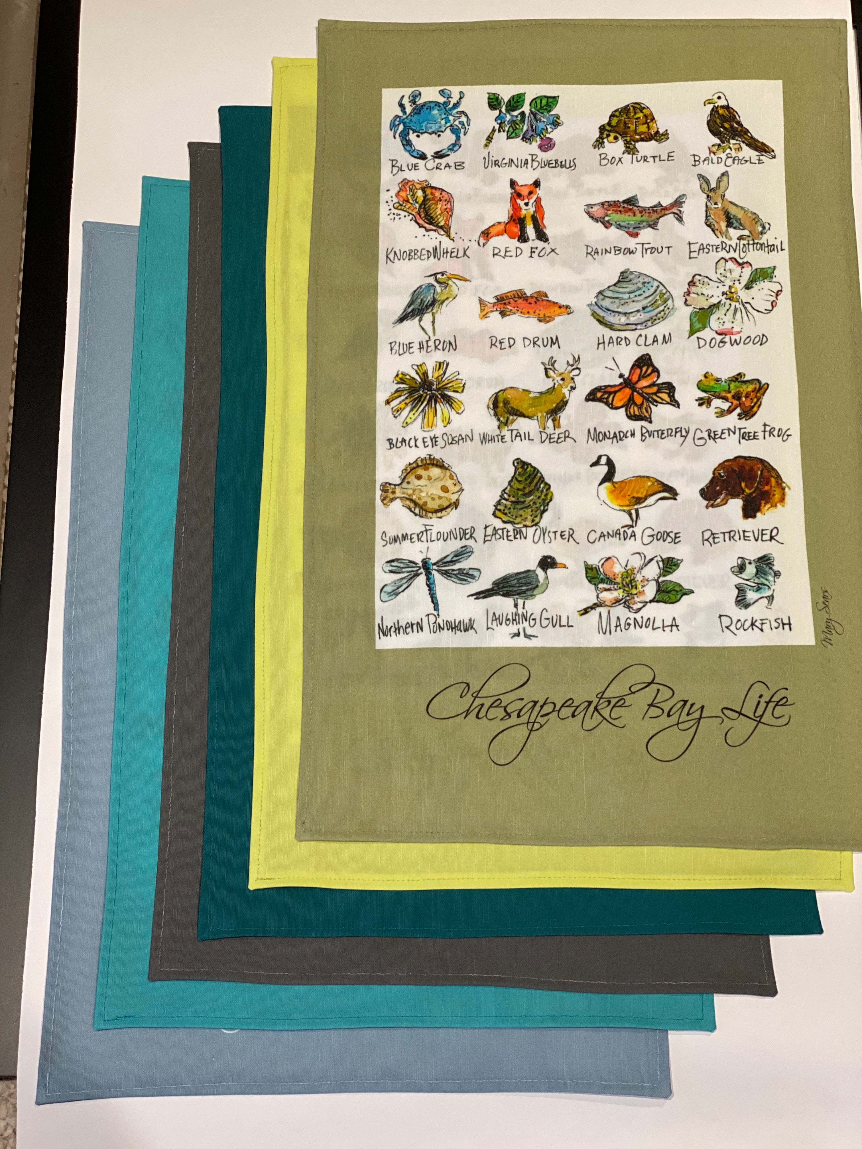 Chesapeake Bay Life Tea Towels