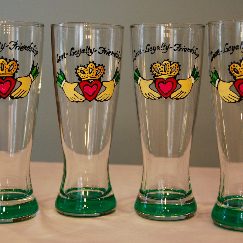 Claddagh Hand-painted Irish Pilsner