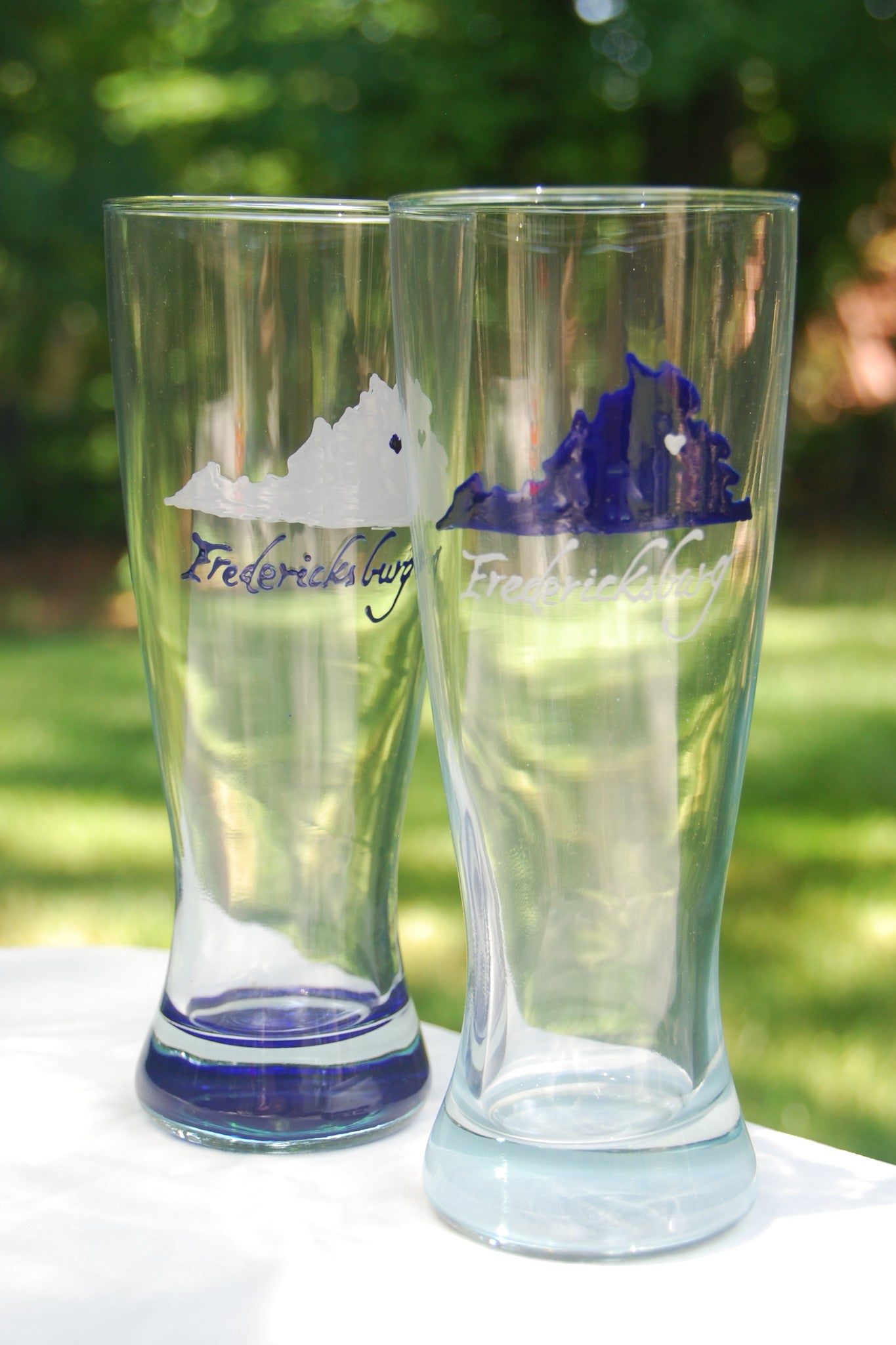 Hand-painted College / University Spirit Glass