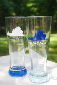 Hand-painted College / University Spirit Glass