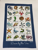 Load image into Gallery viewer, Sea Creatures Tea Towel
