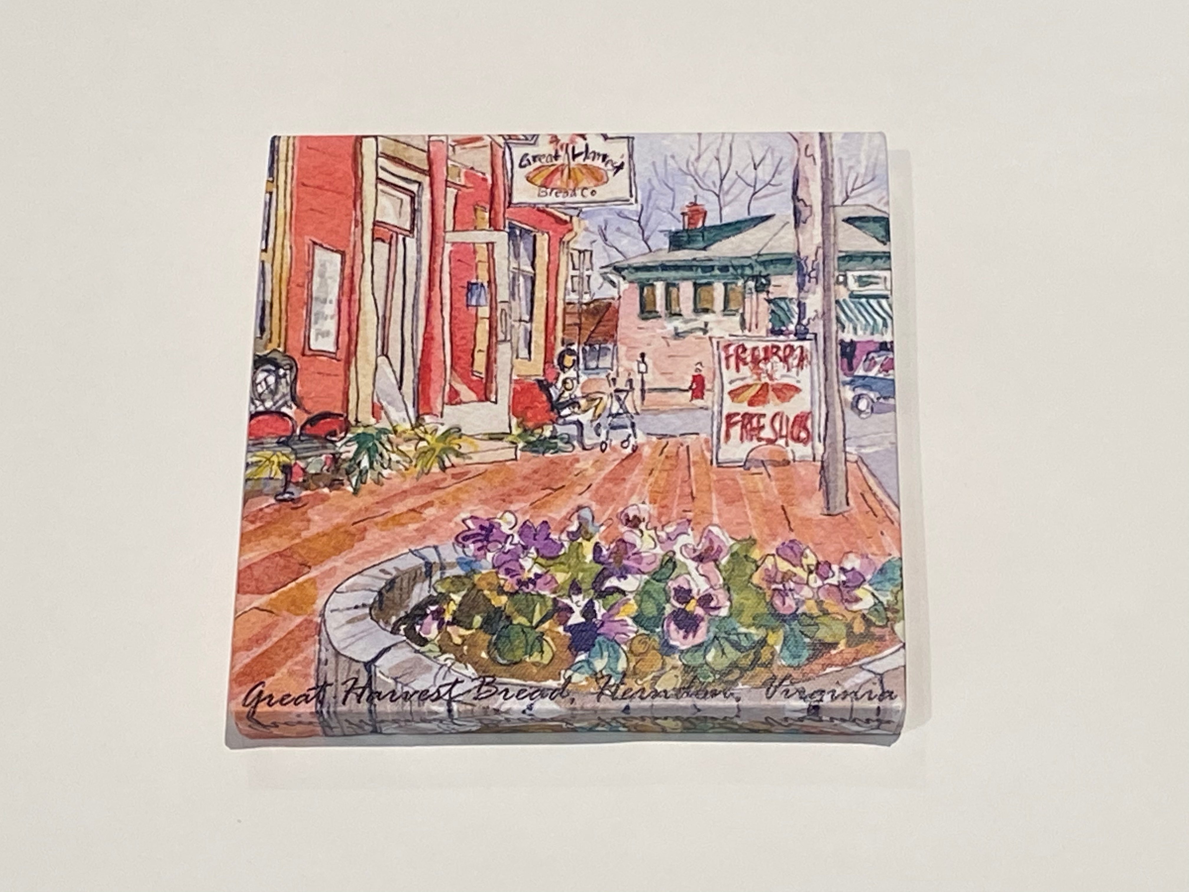 Town of Herndon Watercolor Prints