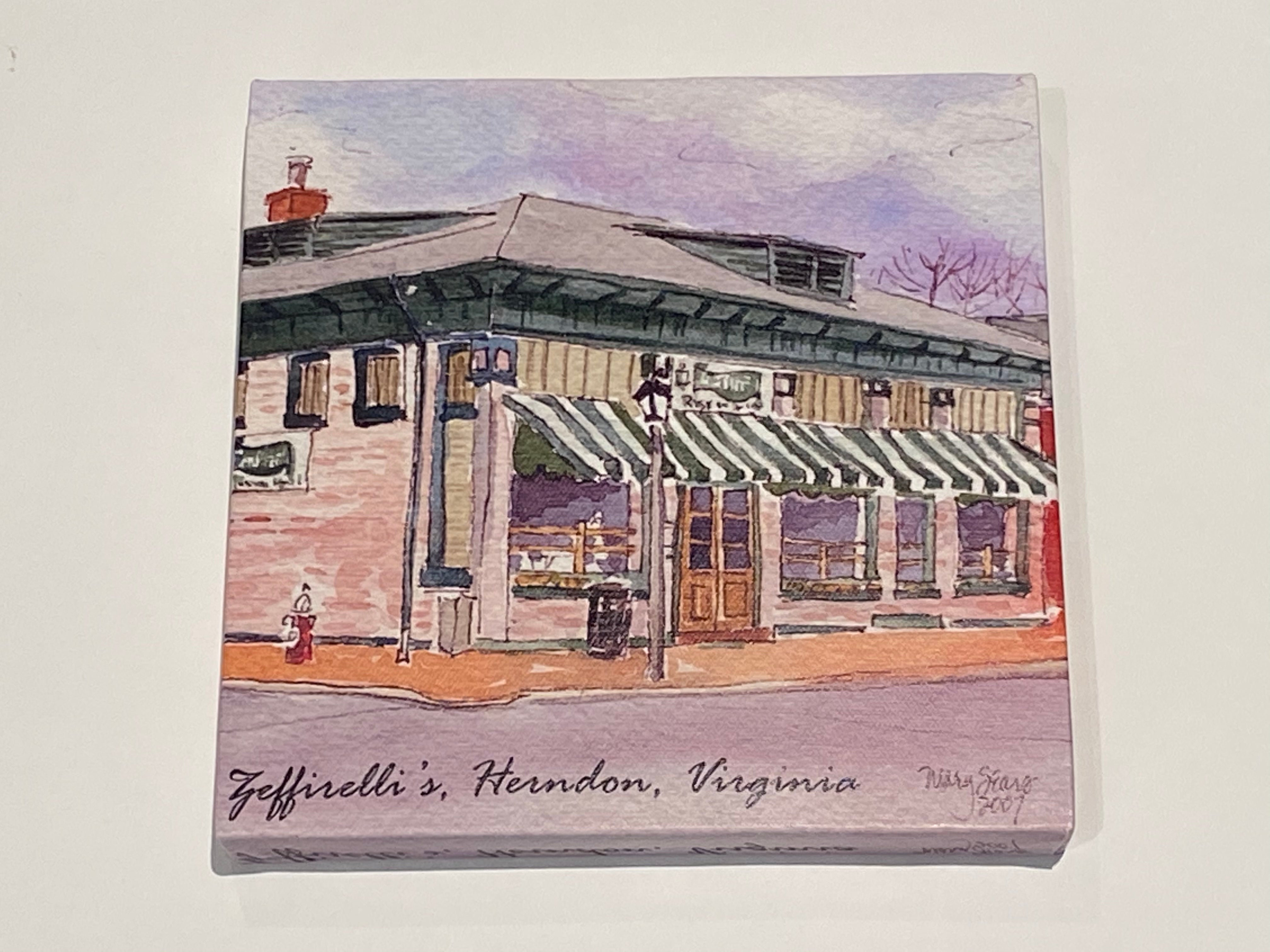 Town of Herndon Watercolor Prints