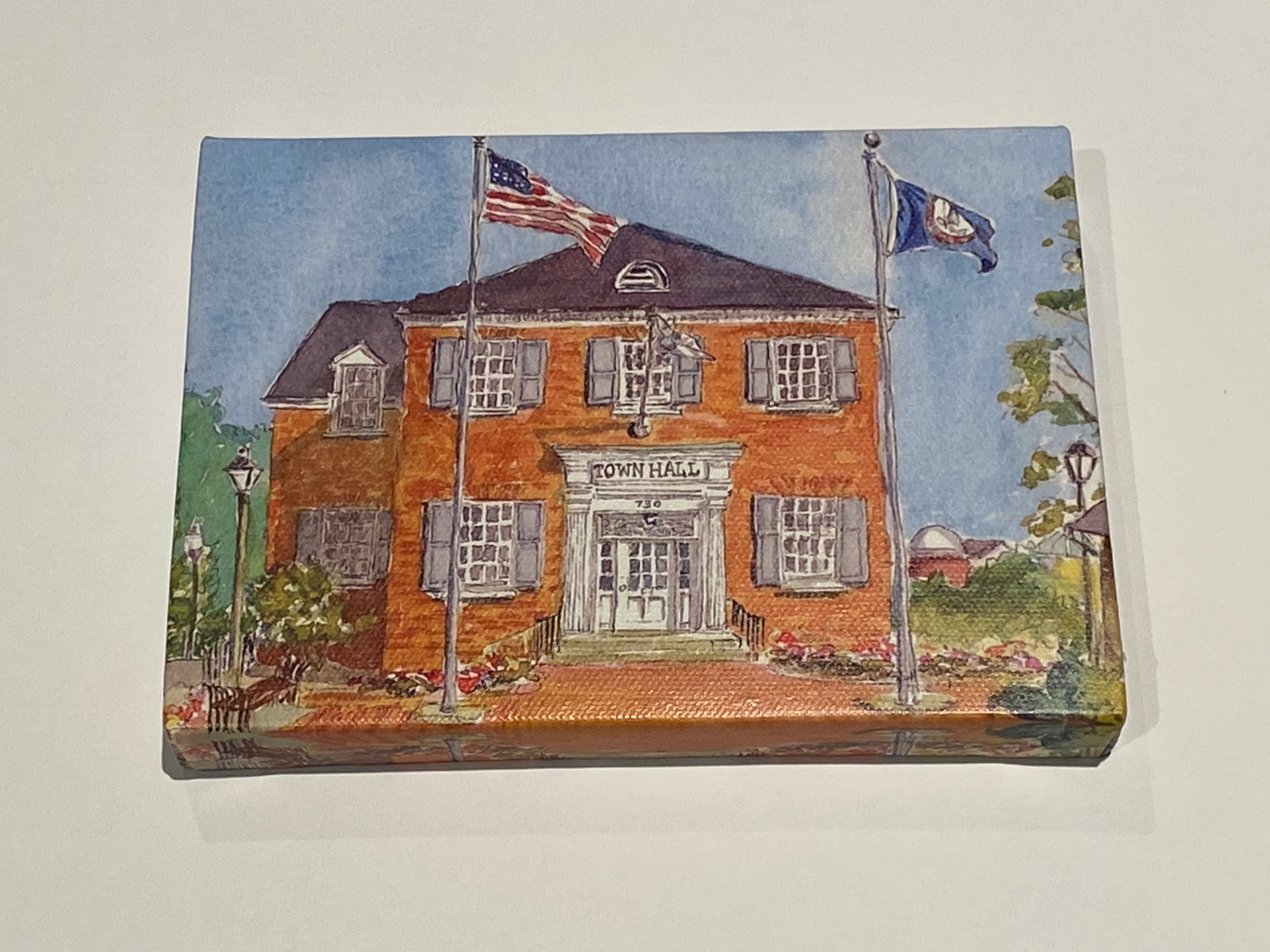 Town of Herndon Watercolor Prints