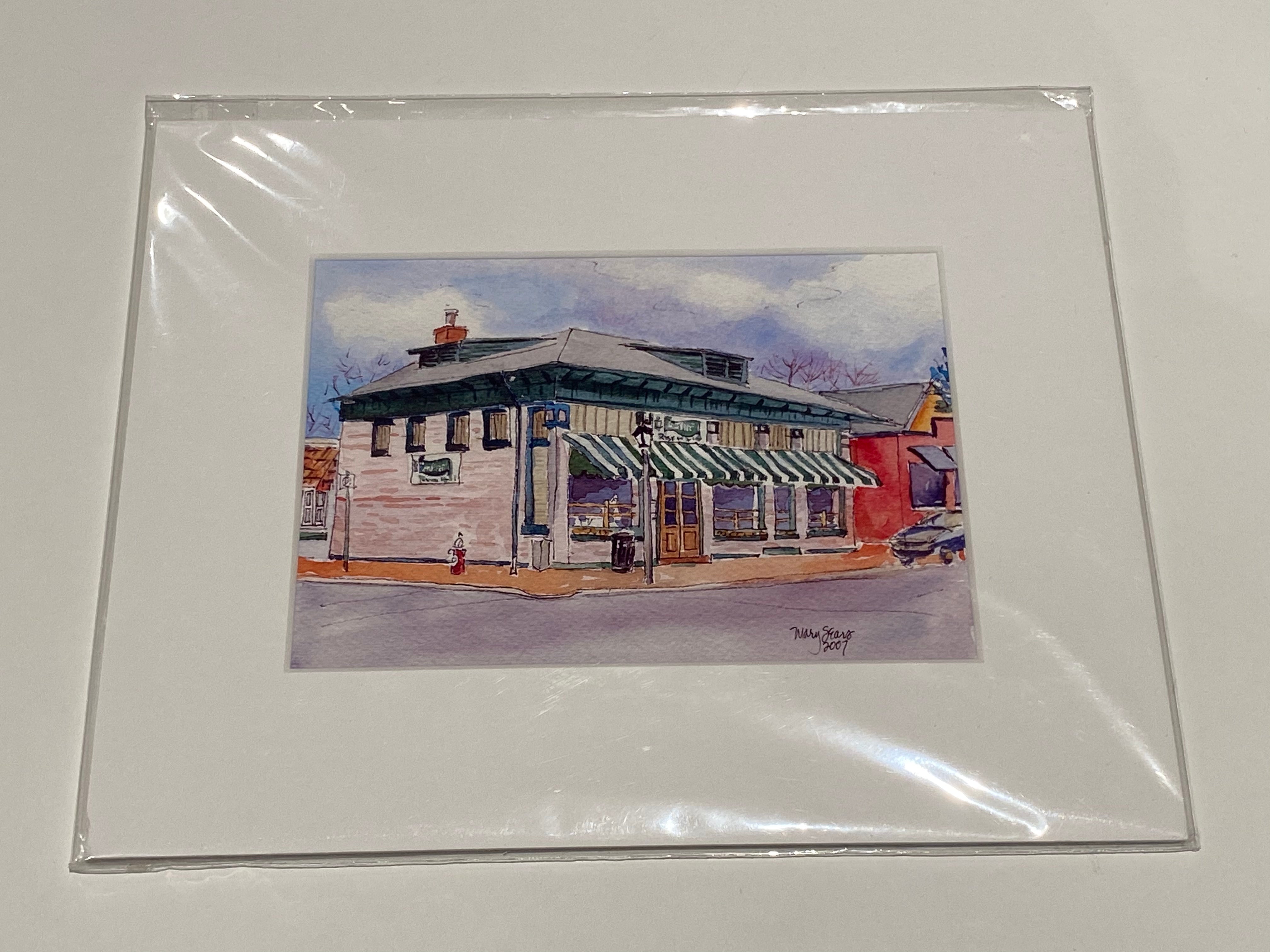 Town of Herndon Watercolor Prints